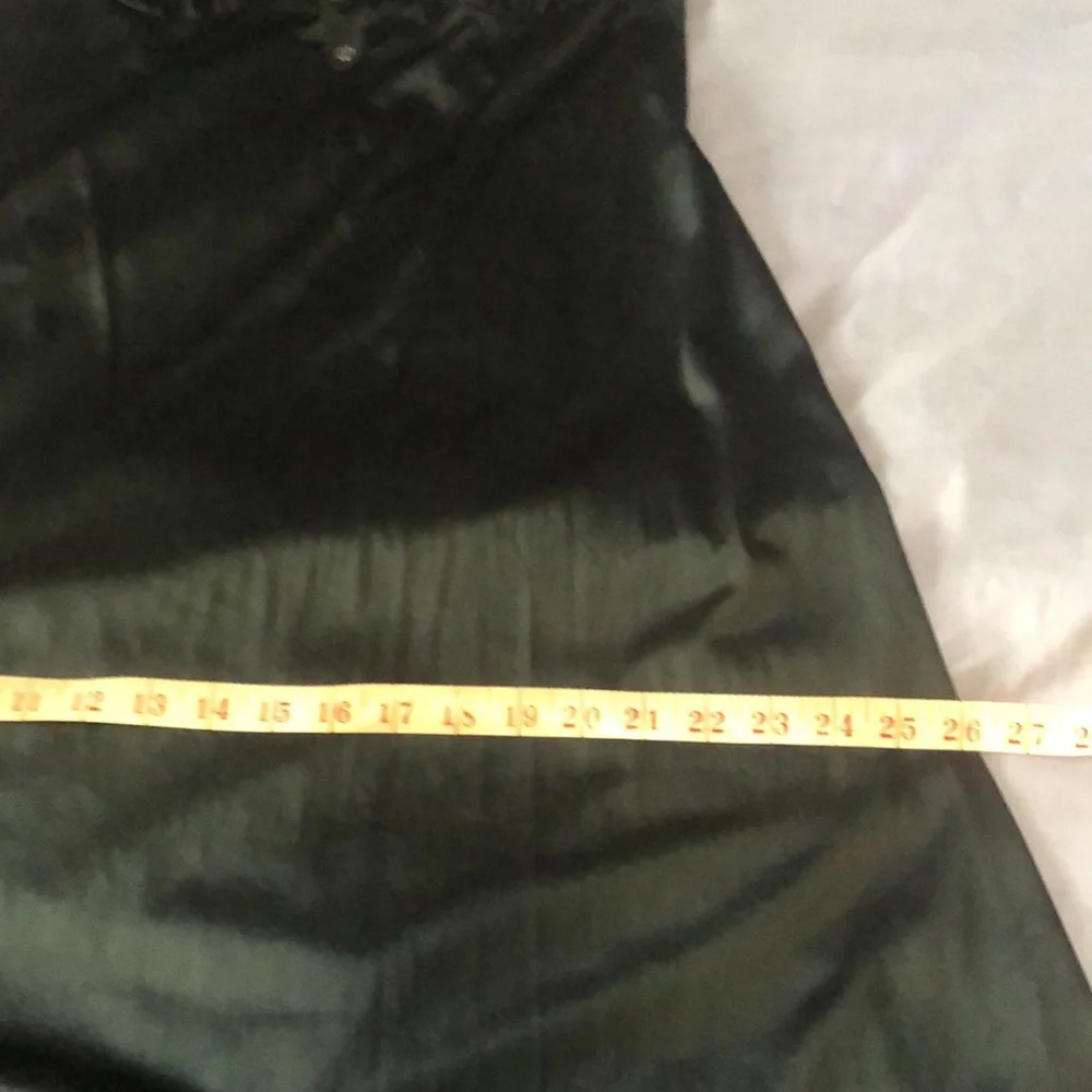 Vintage Vanity Fair black negligee/crisscross spaghetti straps/sz 36/anklelength - Picture 11 of 14